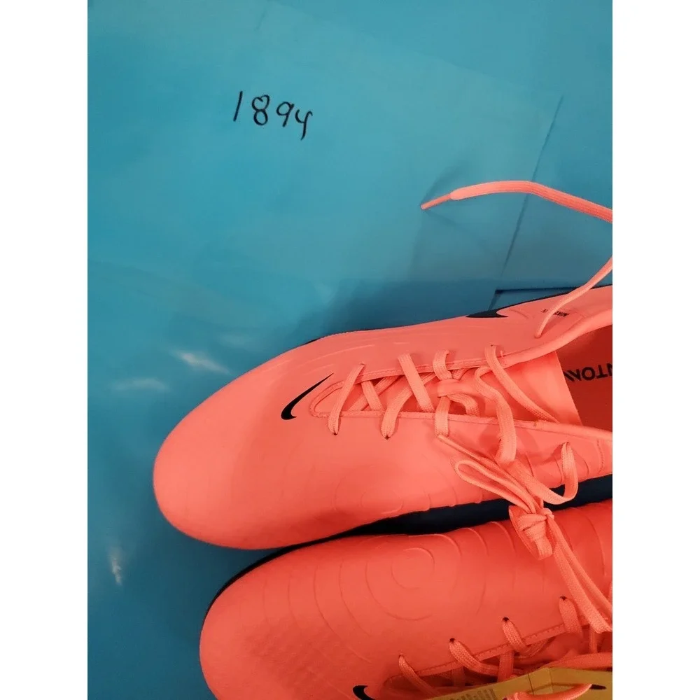 Nike Phantom GX II Academy IC Mens Shoes Sz 11.5 Pink Bright Black Soccer Cleats